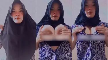 Bokep Jilbab Nabilah Toge Remas Toket Ganas
