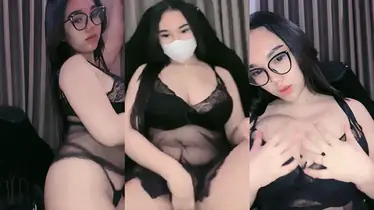 Ratu Glowing Montok Pamer Lingerie Hitam